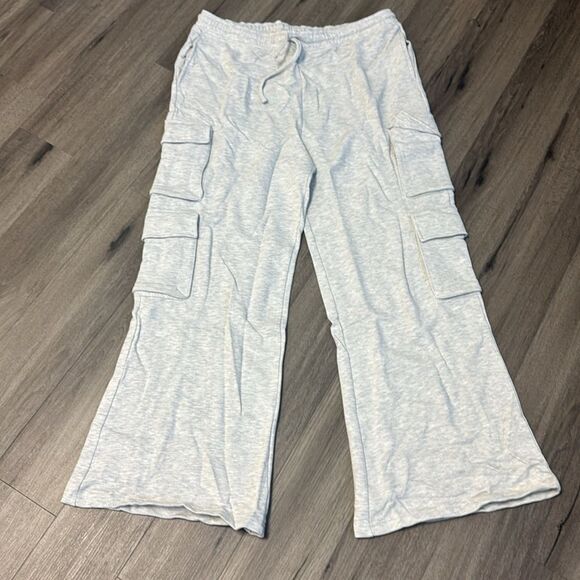 New WeWoreWhat Grey Cargo Sweatpants Straight Leg XXL 🌺 - Picture 5 of 7